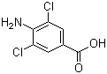 structure of CAS# 56961-25-2, 4-氨基-3,5-二氯苯甲酸