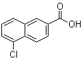 structure of CAS# 56961-89-8, 5-氯-2-萘甲酸
