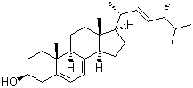 structure of CAS# 57-87-4, Ergosterol