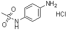 CAS 登录号：57005-04-6, N-(4-氨基苯基)甲烷磺酰胺单盐酸盐