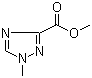 structure of CAS# 57031-66-0, 1-Methyl-1H-1,2,4-triazole-3-carboxylic acid methyl ester