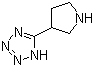 structure of CAS# 570424-05-4, 5-(3-Pyrrolidinyl)-1H-tetrazole