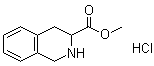 structure of CAS# 57060-88-5, Methyl 1,2,3,4-tetrahydro-3-isoquinolinecarboxylate hydrochloride
