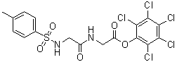 CAS # 57066-12-3, N-[N-[(4-Methylphenyl)sulfonyl]glycyl]glycine pentachlorophenyl ester, NSC 146872