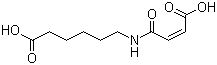 structure of CAS# 57079-14-8, 6-[[(2Z)-3-羧基-1-氧代-2-丙烯基]氨基]己酸