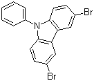 structure of CAS# 57103-20-5, 3,6-二溴-9-苯基咔唑