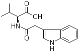 structure of CAS# 57105-42-7, N-(3-Indolylacetyl)-L-valine