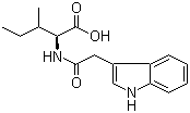 structure of CAS# 57105-45-0, N-(3-吲哚乙酰基)-L-异亮氨酸
