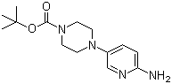 structure of CAS# 571188-59-5, 4-(6-氨基吡啶-3-基)哌嗪-1-羧酸叔丁酯