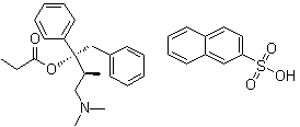 CAS 登录号：5714-90-9, 萘磺酸左丙氧芬