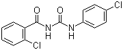 structure of CAS# 57160-47-1, 灭幼脲