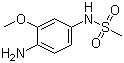 structure of CAS# 57165-06-7, N-(4-氨基-3-甲氧基苯基)甲磺酰胺