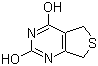 structure of CAS# 5719-34-6, 5,7-二氢噻吩并[3,4-d]嘧啶-2,4-二醇