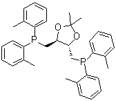 CAS 登录号：57221-94-0, (4R-反式)-[(2,2-二甲基-1,3-二氧杂环戊烷-4,5-二基)二(亚甲基)]二[二(2-甲基苯基)膦]