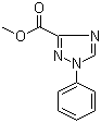 CAS 登录号：57226-96-7, 1-苯基-1H-[1,2,4]三唑-3-甲酸甲酯