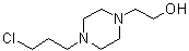 4-(3-氯丙基)-1-哌嗪乙醇分子结构 (CAS 57227-28-8)