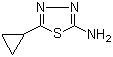 structure of CAS# 57235-50-4, 2-氨基-5-环丙基-1,3,4-噻二唑