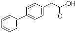 CAS 登录号：5728-52-9, 4-联苯乙酸