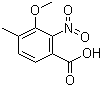 CAS 登录号：57281-77-3, 3-甲氧基-4-甲基-2-硝基苯甲酸