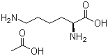 CAS 登录号：57282-49-2, 醋酸赖氨酸, L-2,6-二氨基己酸醋酸盐