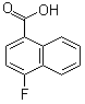 CAS 登录号：573-03-5, 4-氟-1-萘甲酸