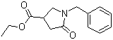 structure of CAS# 5733-87-9, 1-苄基-5-氧代吡咯烷-3-甲酸乙酯