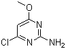 CAS # 5734-64-5, 2-Amino-4-chloro-6-methoxypyrimidine, 4-Chloro-6-methoxy-2-pyrimidinamine