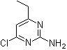 structure of CAS# 5734-67-8, 2-Amino-4-chloro-6-ethylpyrimidine