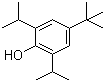 structure of CAS# 57354-65-1, 4-叔丁基-2,6-二异丙基苯酚