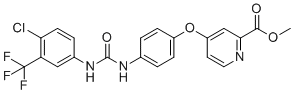 structure of CAS# 573673-43-5, Sorafenib Carboxylic Acid Methyl Ester