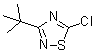 structure of CAS# 57370-16-8, 3-叔丁基-5-氯-1,2,4-噻二唑
