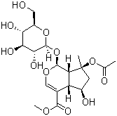 structure of CAS# 57420-46-9, 8-O-乙酰山栀苷甲酯