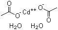 structure of CAS# 5743-04-4, 乙酸镉二水合物