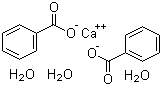 structure of CAS# 5743-30-6, 苯甲酸钙三水和物