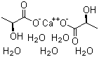 structure of CAS# 5743-47-5, L-乳酸钙五水合物