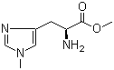 structure of CAS# 57519-09-2, N'-甲基-L-组氨酸甲酯