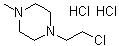 structure of CAS# 5753-26-4, 1-(2-氯乙基)-4-甲基哌嗪二盐酸盐