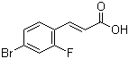 CAS 登录号：575469-65-7, 反式-3-(2-氟-4-溴苯基)-2-丙烯酸