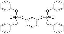 CAS 登录号：57583-54-7, 间苯二酚四苯基二磷酸酯, 1,3-苯二酚双(二苯基磷酸酯)