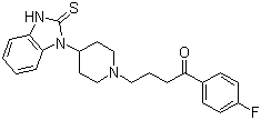 CAS 登录号：57648-21-2, 替米哌隆, 4-[4-(2,3-二氢-2-硫酮-1H-苯并咪唑-1-基)-1-哌啶基]-1-(4-氟苯基)-1-丁酮