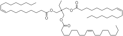 structure of CAS# 57675-44-2, Trihydroxymethylpropyl trioleate