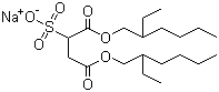 CAS # 577-11-7, Docusate sodium, Dioctylsulfosuccinate sodium salt, Bis(2-ethylhexyl) sulfosuccinate sodium salt, Dioctyl sodium sulfosuccinate