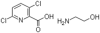 CAS 登录号：57754-85-5, 二氯吡啶酸乙醇胺盐, 3,6-二氯吡啶-2-羧酸乙醇胺盐