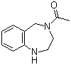 structure of CAS# 57756-36-2, 4-乙酰基-2,3,4,5-四氢-1H-1,4-苯并二氮杂卓