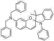 CAS # 57771-08-1, 1',3'-Dihydro-3',3'-dimethyl-1'-phenyl-N,N-bis(phenylmethyl)spiro[2H-1-benzopyran-2,2'-[2H]indol]-7-amine