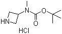 structure of CAS# 577777-20-9, 氮杂环丁-3-基(甲基)氨基甲酸叔丁酯盐酸盐