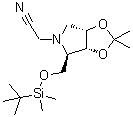 CAS # 577978-59-7, (3aR,4R,6aS)-4-[[[(1,1-Dimethylethyl)dimethylsilyl]oxy]methyl]tetrahydro-2,2-dimethyl-5H-1,3-dioxolo[4,5-c]pyrrole-5-acetonitrile