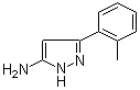 structure of CAS# 57860-42-1, 5-Amino-3-(2-methylphenyl)-1H-pyrazole