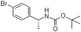 tert-Butyl [(1R)-1-(4-bromophenyl)ethyl]carbamate molecular structure (CAS 578729-21-2)