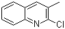 2-氯-3-甲基喹啉分子结构 (CAS 57876-69-4)